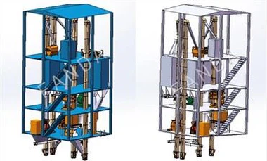 1-10 tonnes par heure Machine de fabrication de granulés d’aliments pour volailles
